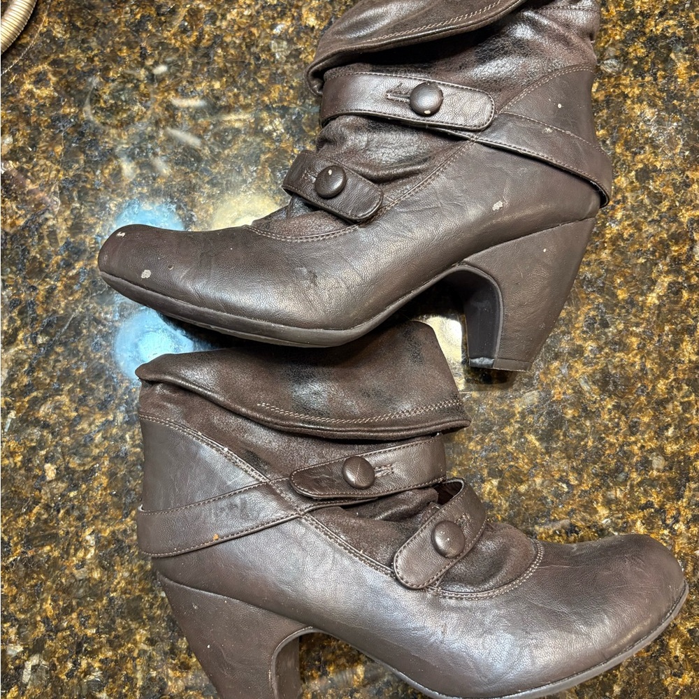 Spring Brown Ankle Boots